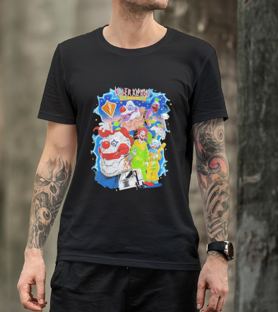 Killer Klowns From Outer Space Halloween Horror Nights 2026 Theme Park Journey T-Shirt