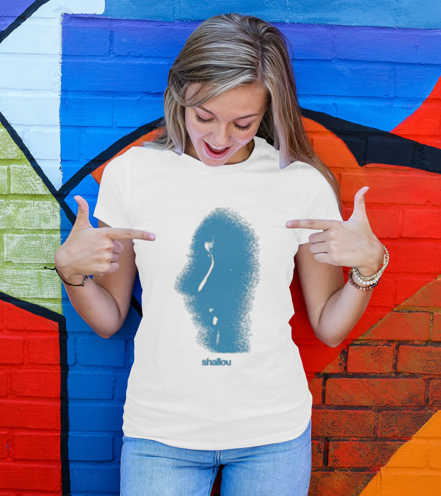 Ambient Inks Shallou Silhouette Blue Profile T-Shirt