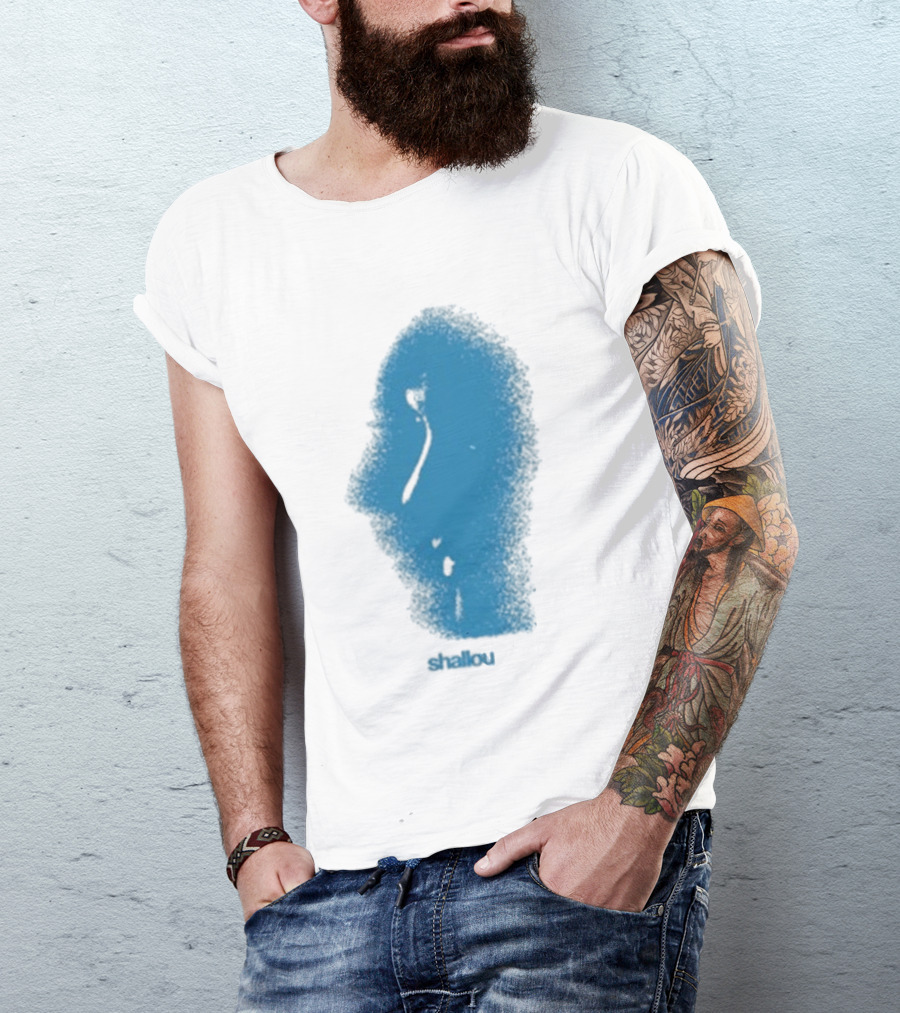 Ambient Inks Shallou Silhouette Blue Profile T-Shirt