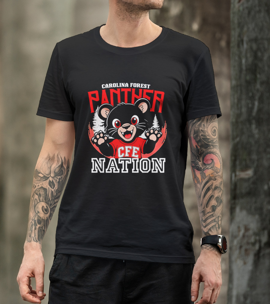 Carolina Forest Panther CFE Nation Cute T-Shirt