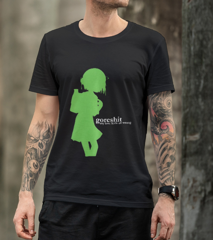 Goreshit My Love Feels All Wrong Anime T-Shirt