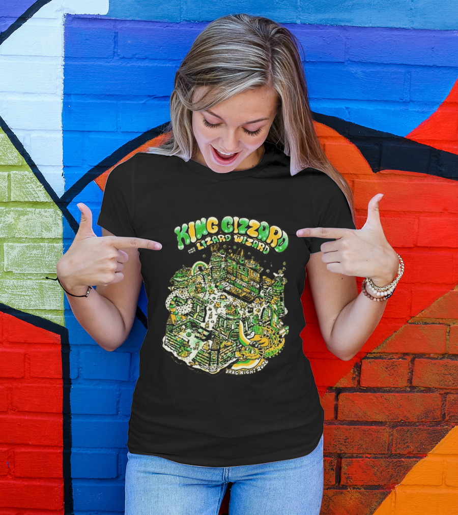 King Gizzard And The Lizard Wizard Drag Night 2026 Festival King Gizzard Stage T-Shirt