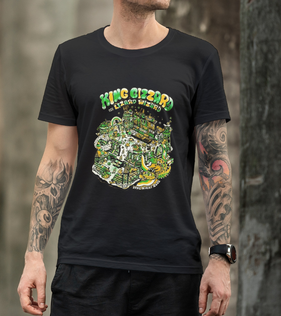 King Gizzard And The Lizard Wizard Drag Night 2026 Festival King Gizzard Stage T-Shirt