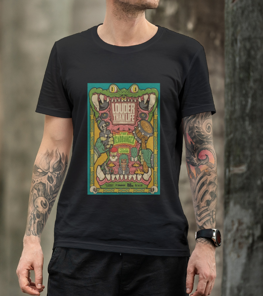 Louder Than Life Event Louisville KY September 17 20 2026 The Headbanger My Chemical Romance Tool Run The Jewels T-Shirt