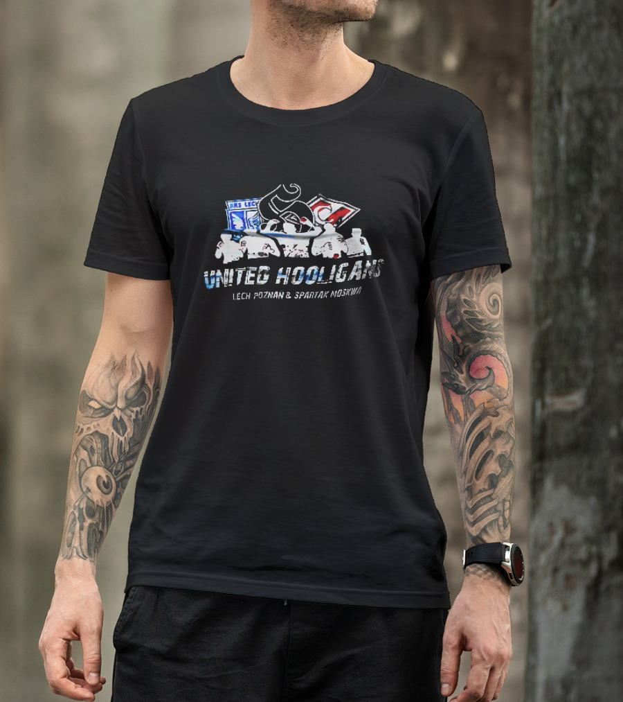 United Hooligans Lech Poznan Spartak Moskwa Ultras LC Supporters T-Shirt