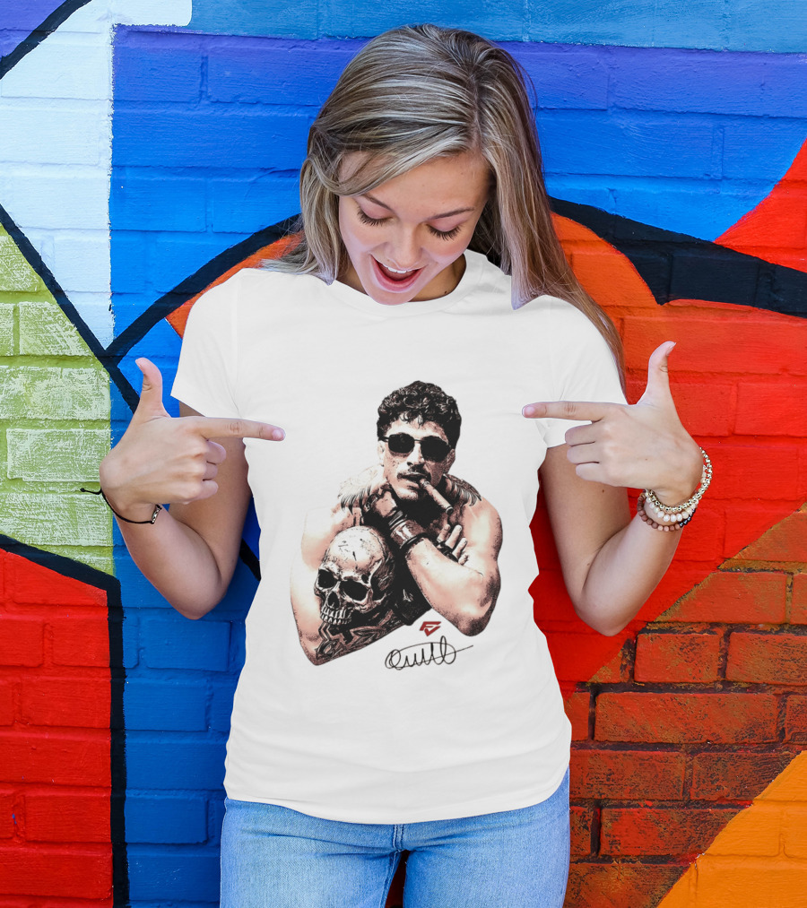 Smokilld Smokebreak Skull Tattoo Sunglasses Cigar T-Shirt