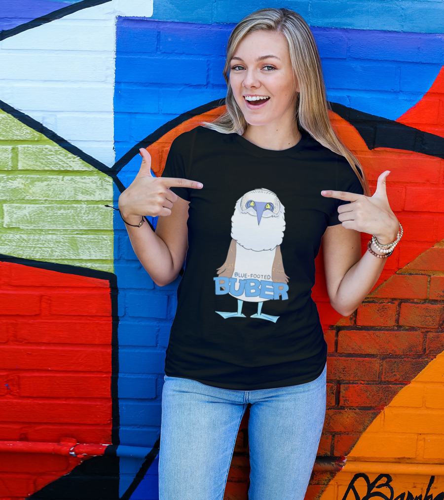 Blue Footed Buber I It I Thou Blue Footed Booby Bird T-Shirt