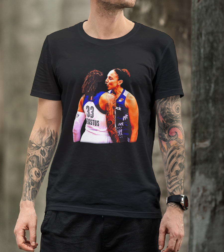 WNBA Diana Taurasi And Seimone Augustus Iconic Encounter Basketball Moment T-Shirt
