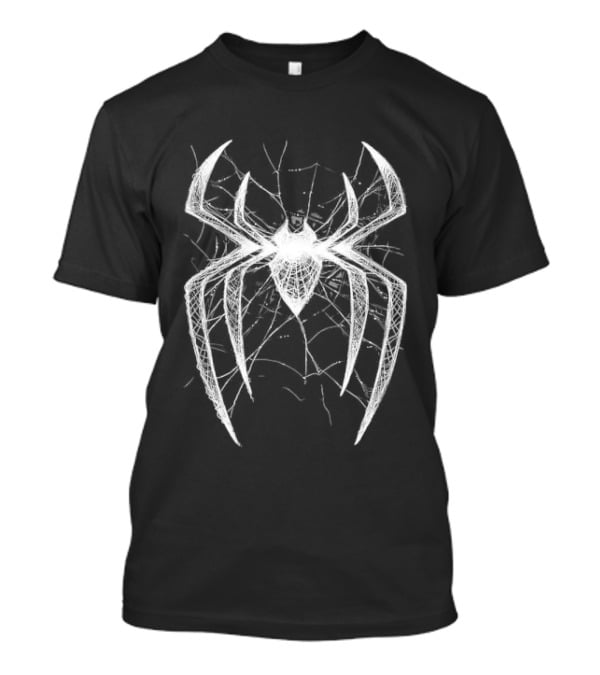 Marvel Spider Man Intricate Webbed Line Sketch Spider T-Shirt