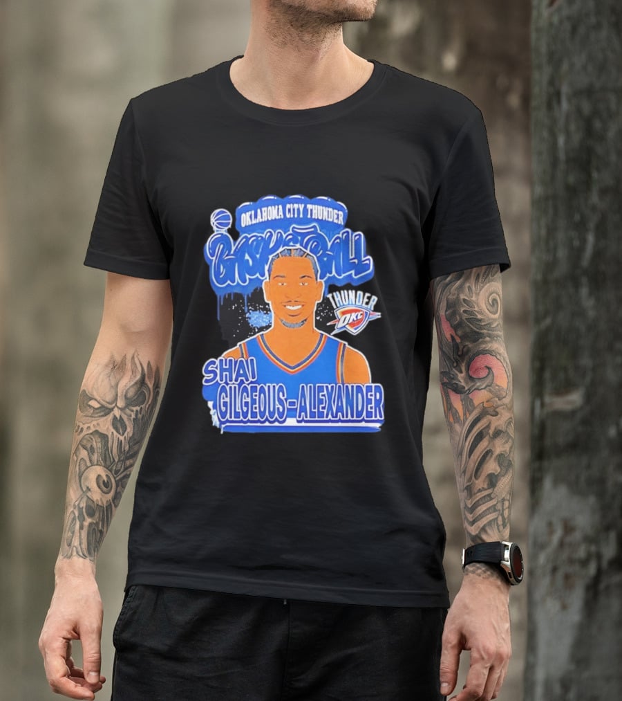 Shai Gilgeous Alexander Oklahoma City Thunder Basketball OKC Thunder T-Shirt