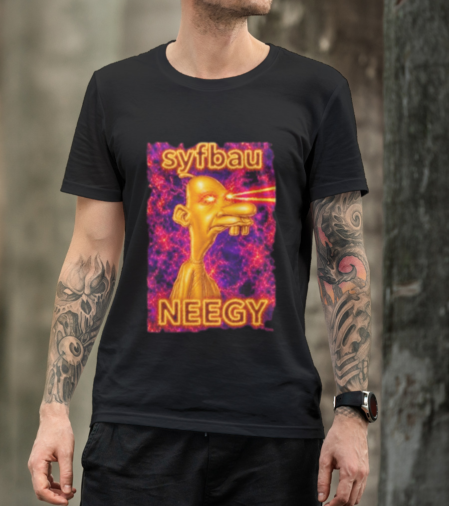 Syfbau Neegy Laser Eyes T-Shirt