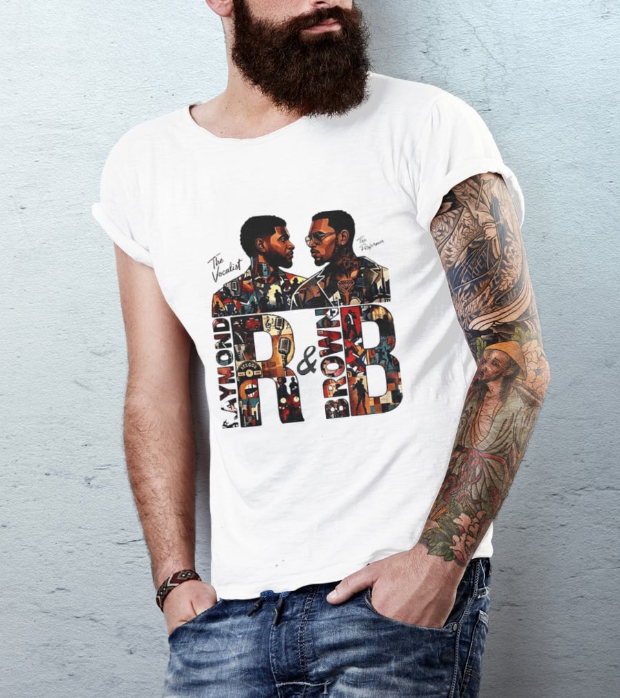 Usher Chris Brown Raymond R And B Tour 2026 Concert Hip Hop The Vocalist The Performer T-Shirt