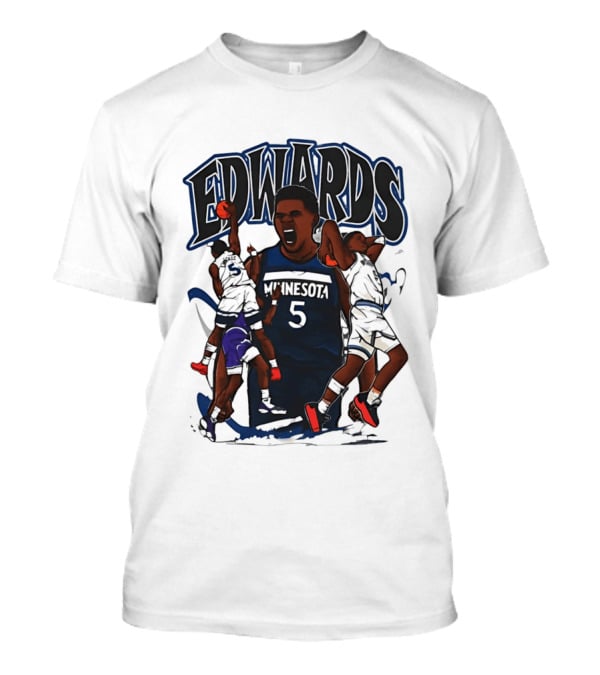 Minnesota Edwards Basketball Cartoon 5 T-Shirt