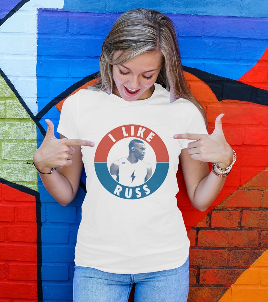 I Like Russ Oklahoma City Thunder Westbrook T-Shirt