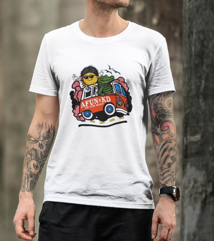 Kitchen Dwellers Andy Frasco AFUN X KD Tour 2026 On The Road Bus Adventure T-Shirt