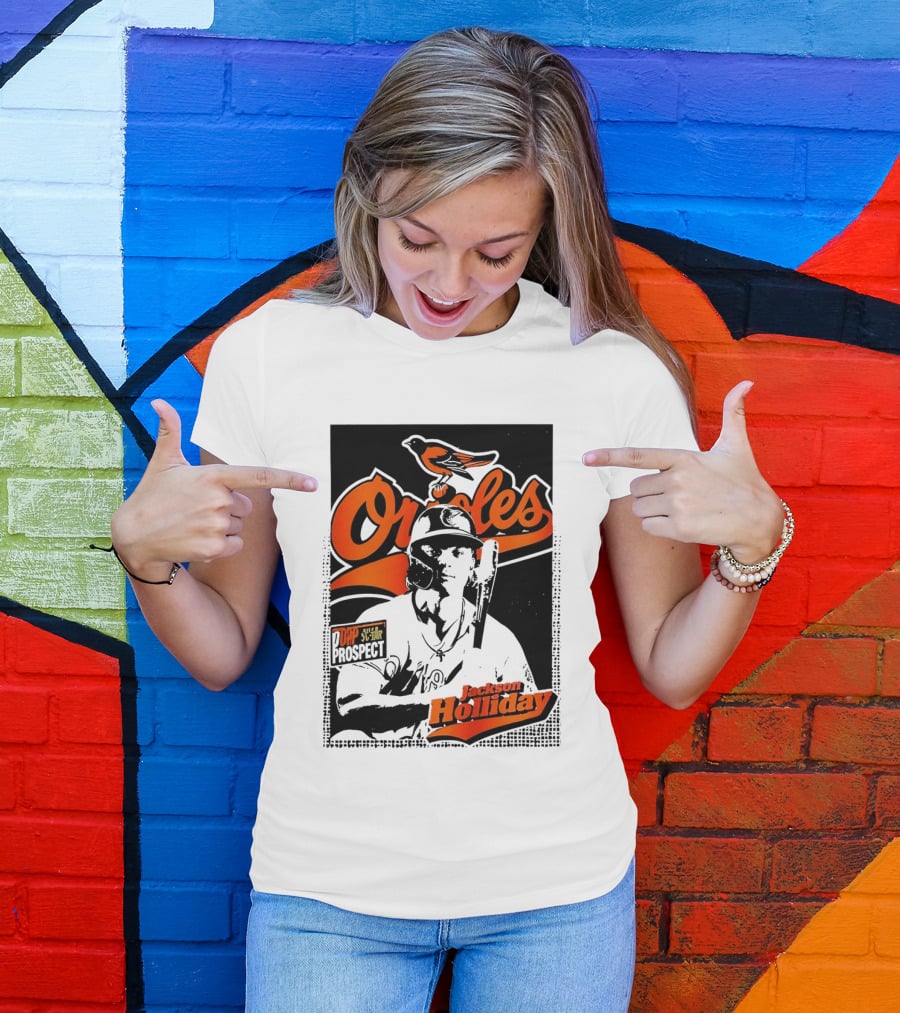 Orioles Top Prospect All Star Jackson Holliday Debut 2026 T-Shirt