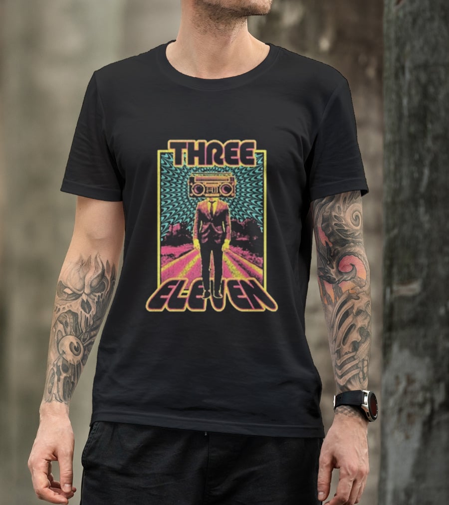 Three Eleven Boombox Head Psychedelic Suit T-Shirt