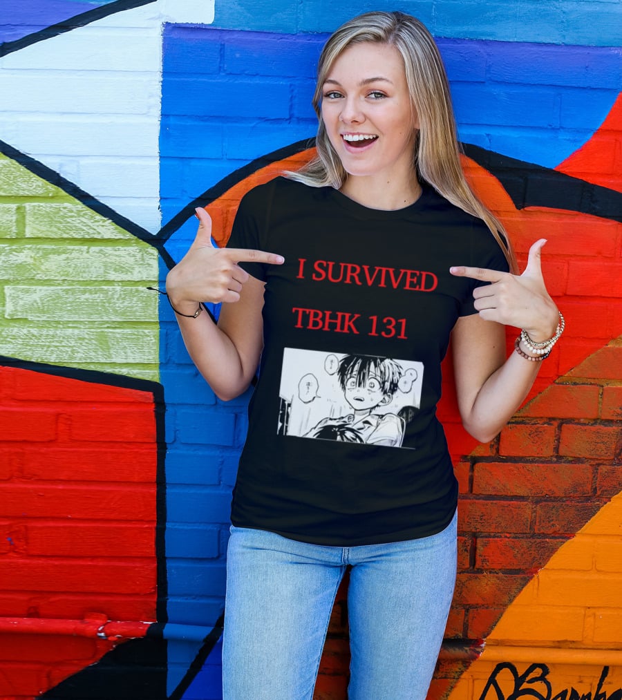 I Survived Tbhk 131 Crying Boy Manga Panel Japanese Comic Scene T-Shirt