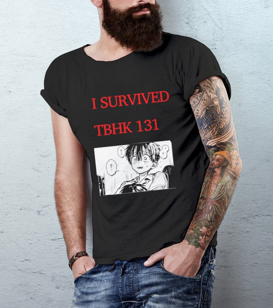 I Survived Tbhk 131 Crying Boy Manga Panel Japanese Comic Scene T-Shirt