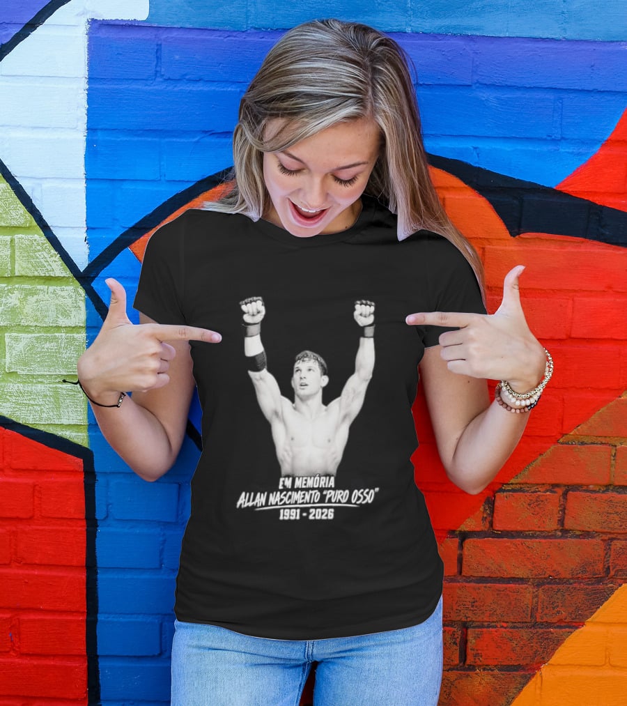 Ian Machado Garry Em Memória Allan Nascimento Puro Osso 1990 2026 T-Shirt