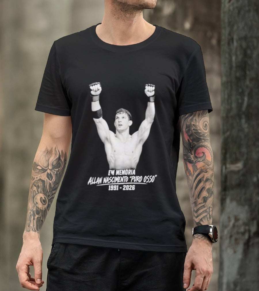 Ian Machado Garry Em Memória Allan Nascimento Puro Osso 1990 2026 T-Shirt