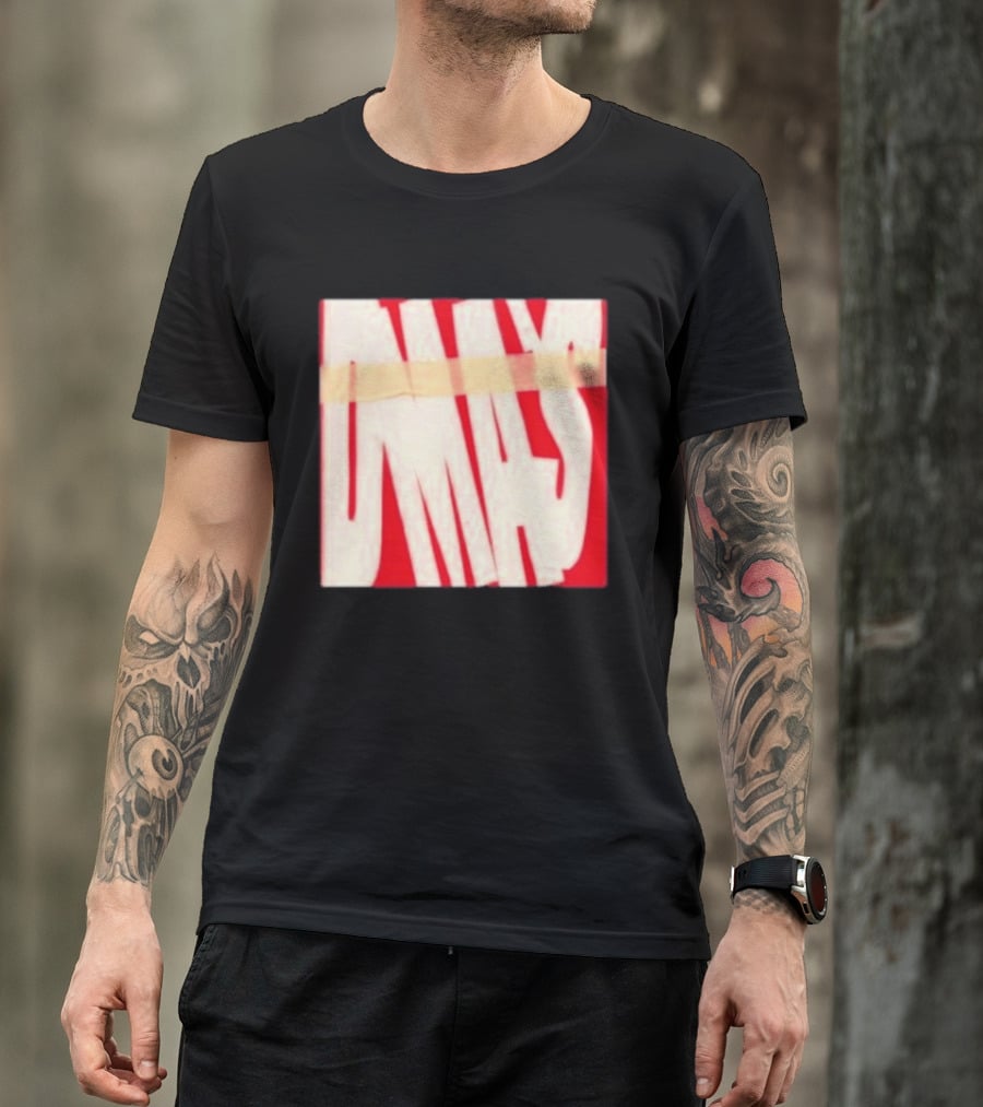 DMA's DMA's Album Cover Art Distorted Red White T-Shirt