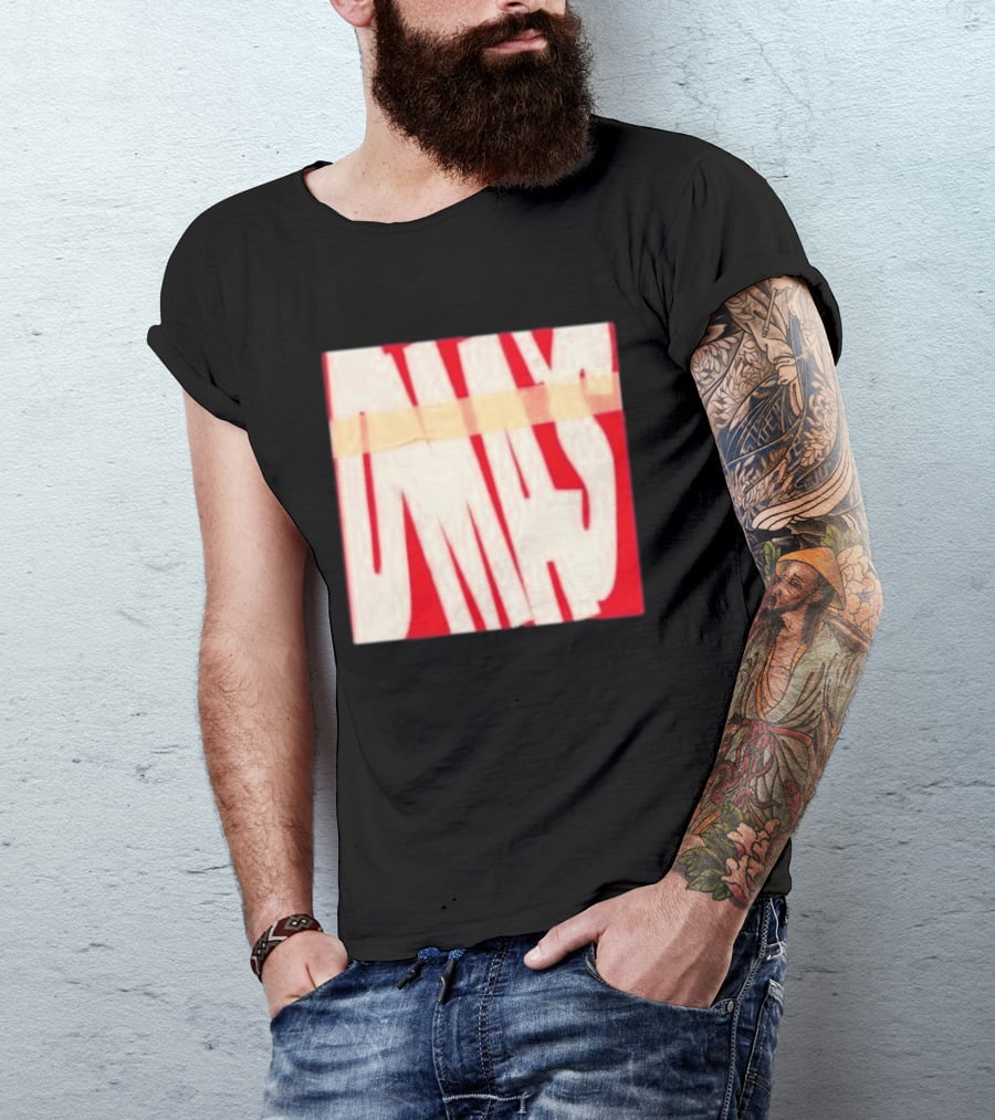 DMA's DMA's Album Cover Art Distorted Red White T-Shirt