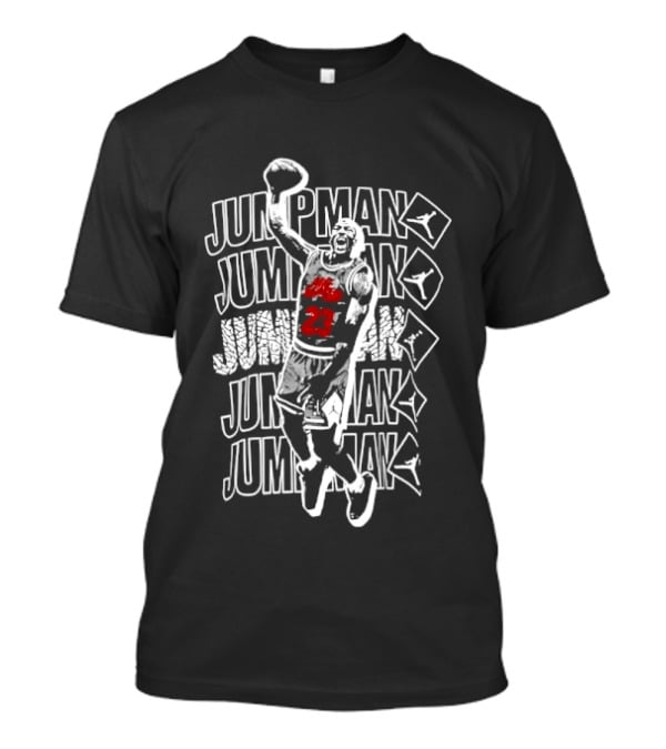 Jumpman Basketball Player Dunking T-Shirt