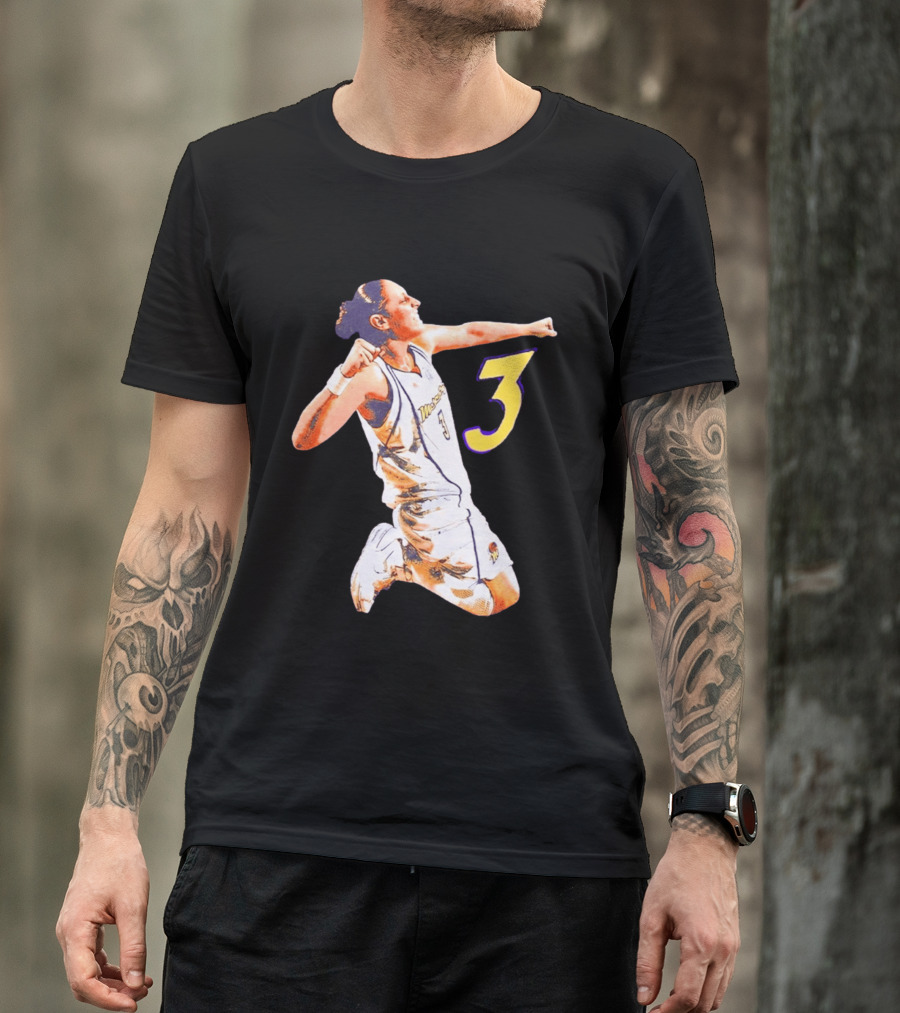 Mercury Diana Taurasi Number 3 Celebration Pose T-Shirt