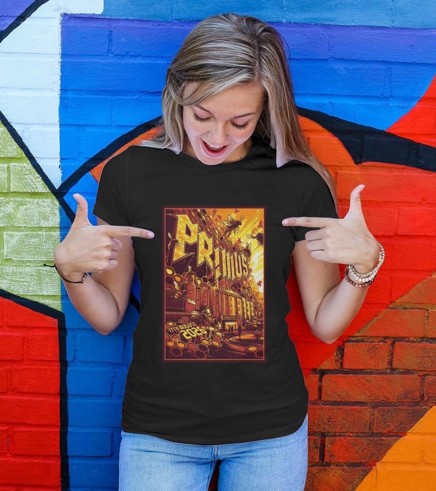 Primus O2 Victoria Warehouse Manchester UK 17th August 2026 T-Shirt