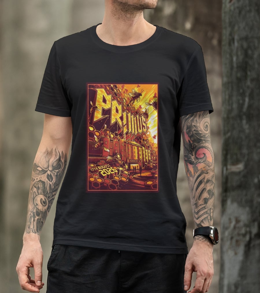 Primus O2 Victoria Warehouse Manchester UK 17th August 2026 T-Shirt