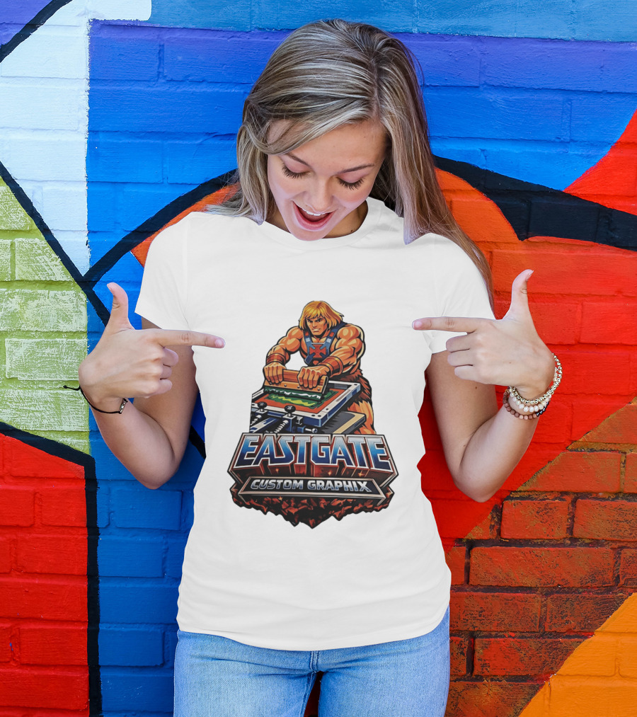 Eastgate Custom Graphix He Man Screen Printing T-Shirt