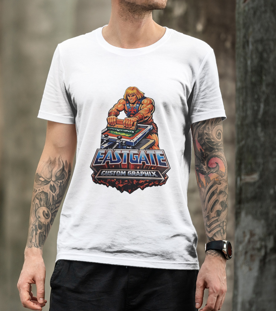 Eastgate Custom Graphix He Man Screen Printing T-Shirt