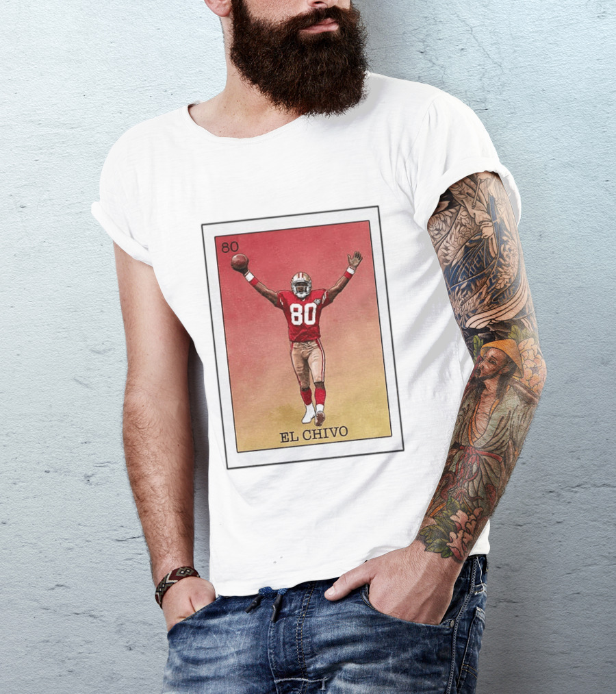 El Chivo 80 San Francisco 49ers Loteria Card T-Shirt