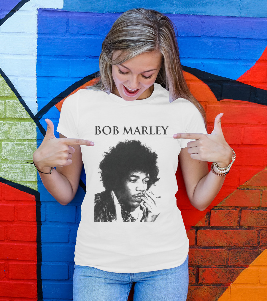 Bob Marley Jimi Hendrix T-Shirt