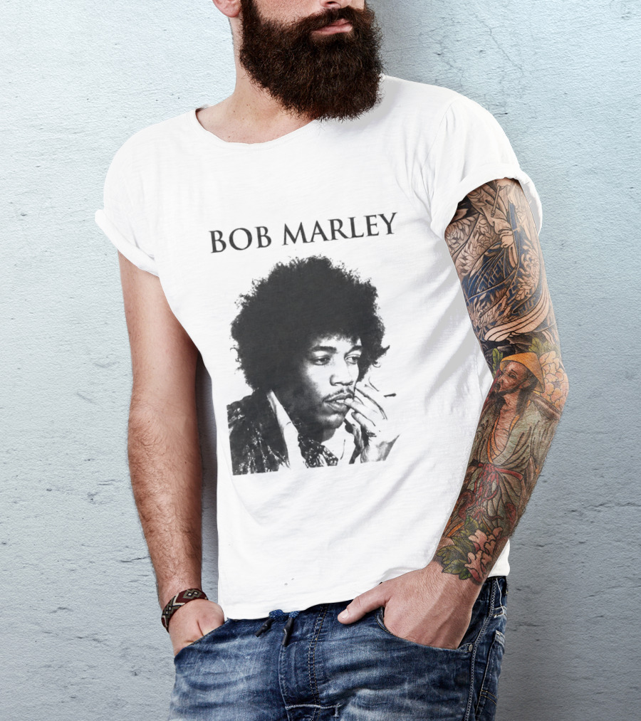 Bob Marley Jimi Hendrix T-Shirt