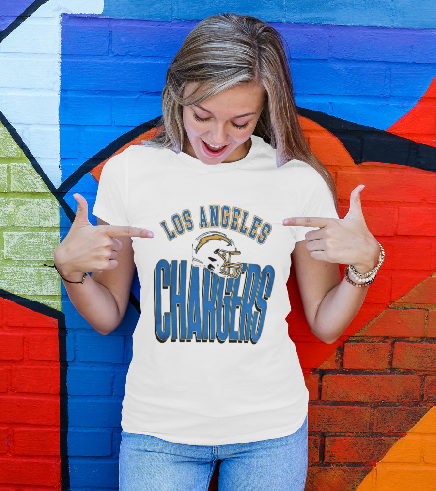 Los Angeles Chargers Helmet Everyone Es Women's Sports T-Shirt