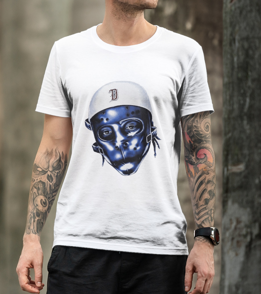Stray Lee Know Concert Blue Hockey Mask D Cap T-Shirt