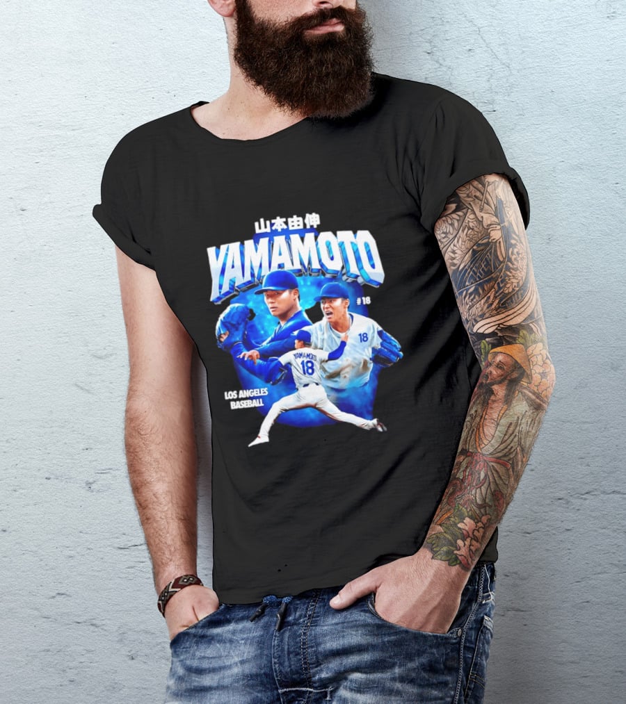Yamamoto #18 Los Angeles Baseball 2026 T-Shirt