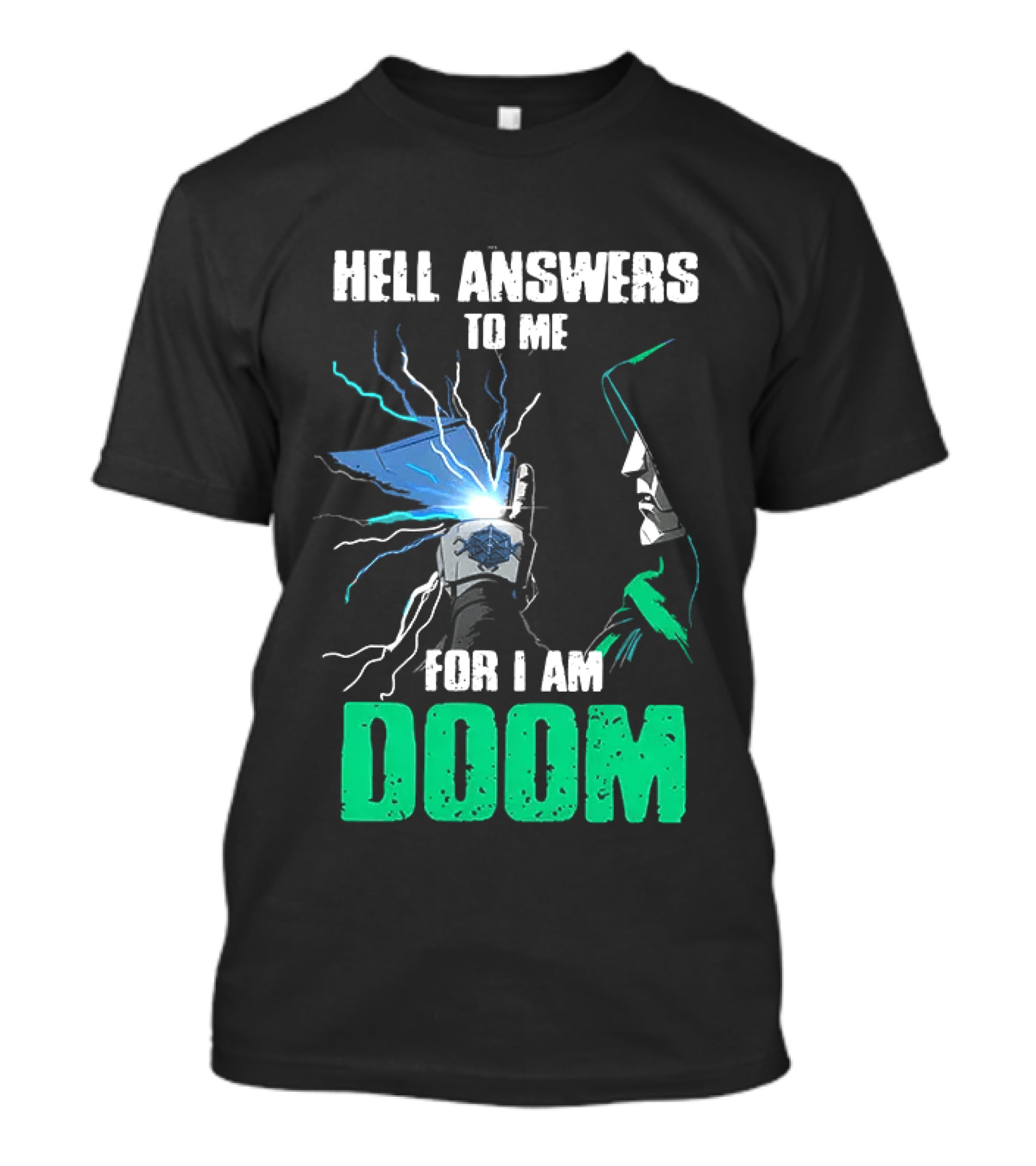 Marvel Doctor Doom Hell Answers To Me For I Am Doom T-Shirt