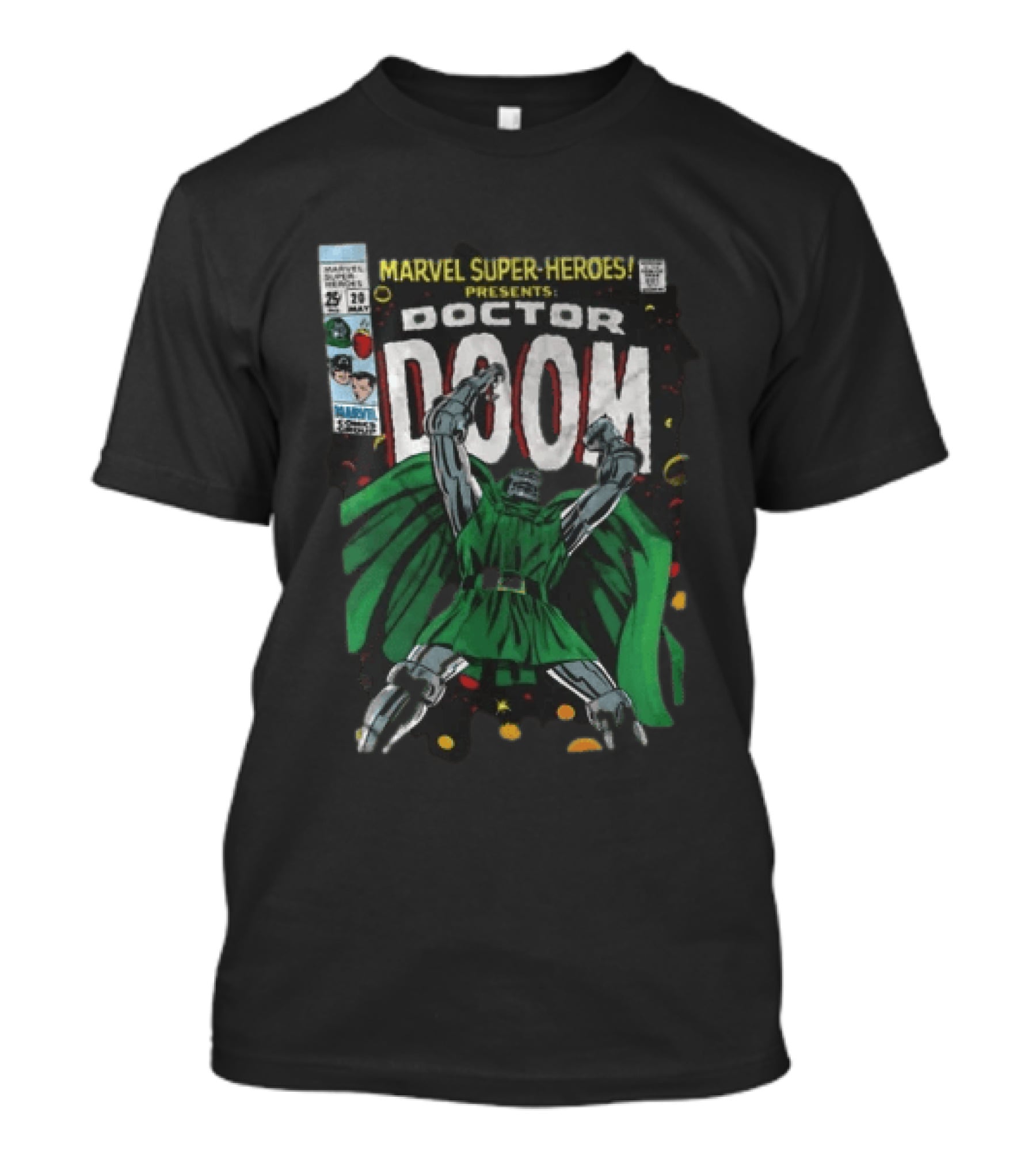 Marvel Super Heroes Presents Doctor Doom Comic Cover T-Shirt