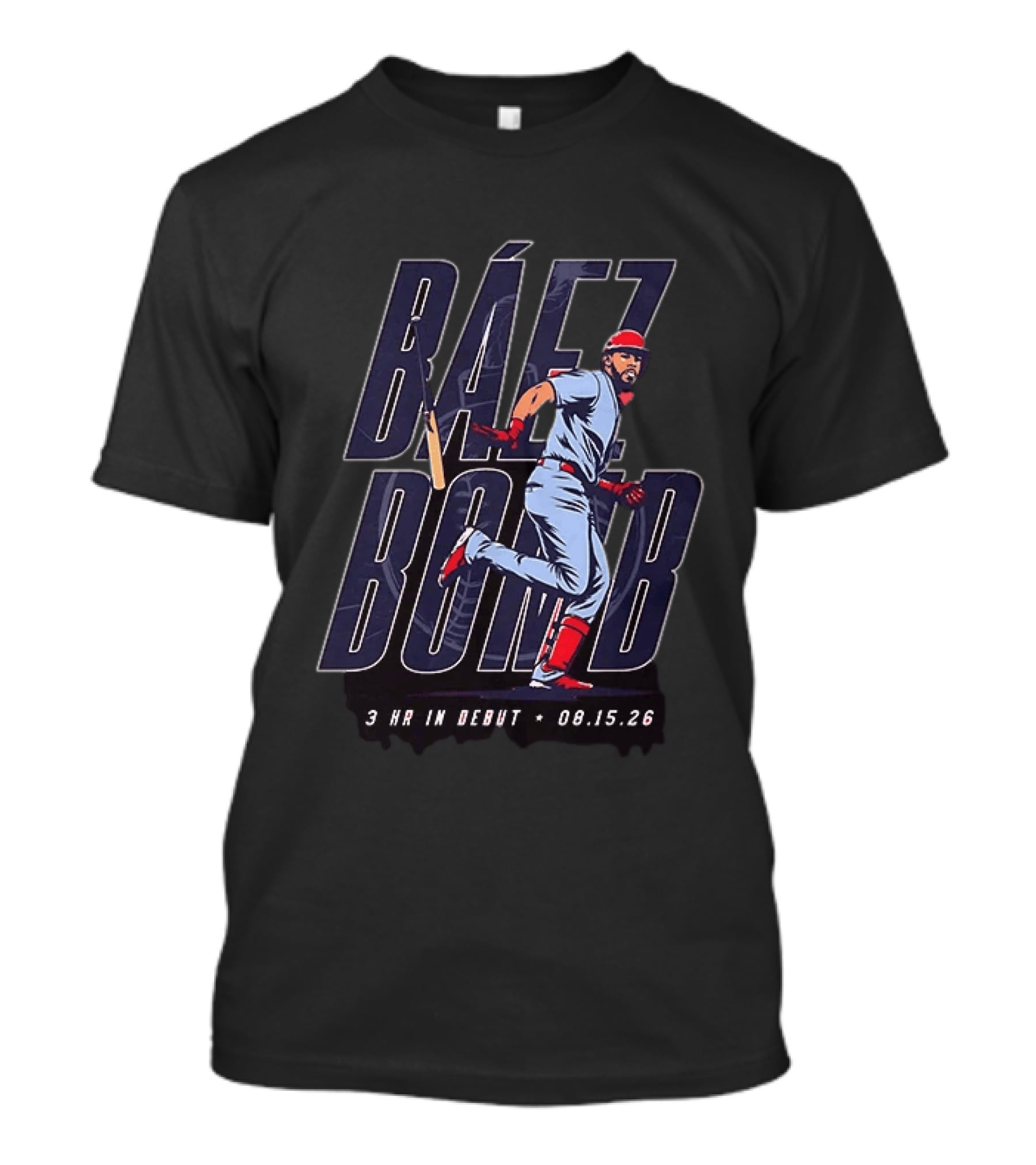 St. Louis Cardinals Baez Bomb Joshua Baez No 22 3 HR In Debut 08.15.26 T-Shirt