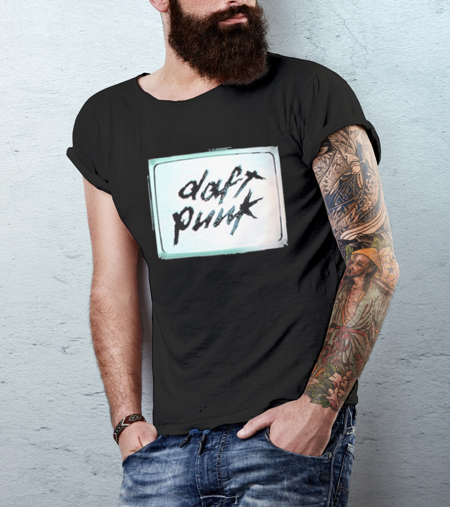 Daft Punk Human After All Vintage Television T-Shirt