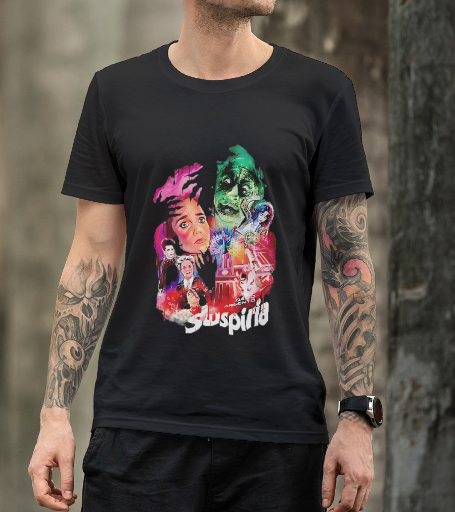 Suspiria Dario Argento Horror Collage Death Is Coming For You T-Shirt