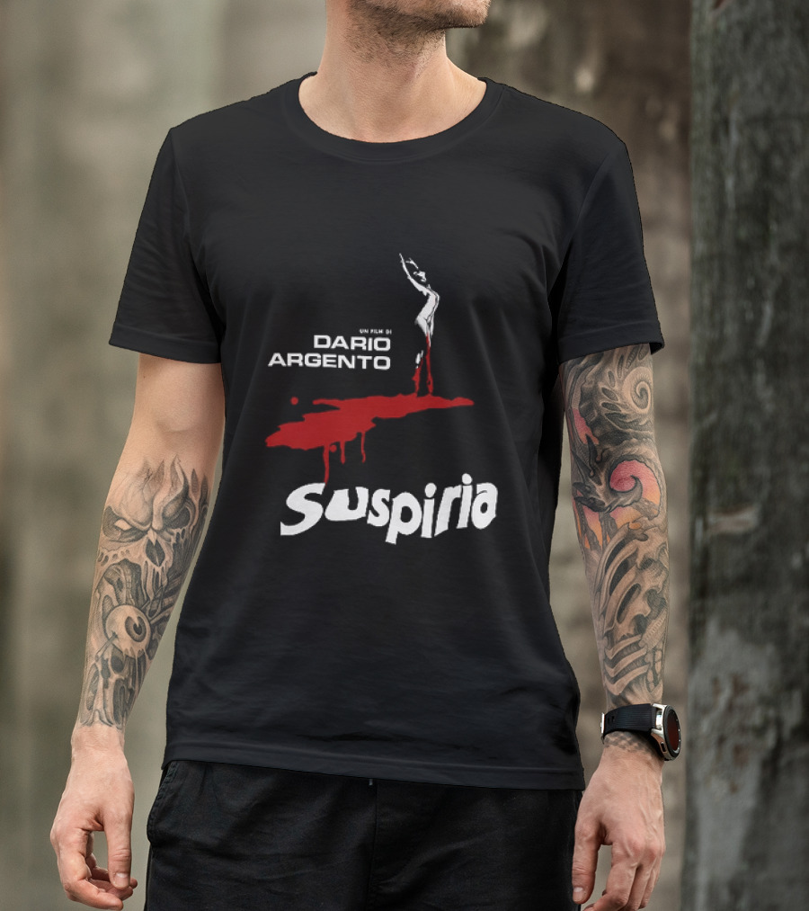 Dario Argento Suspiria Horror Classic Red Drip T-Shirt