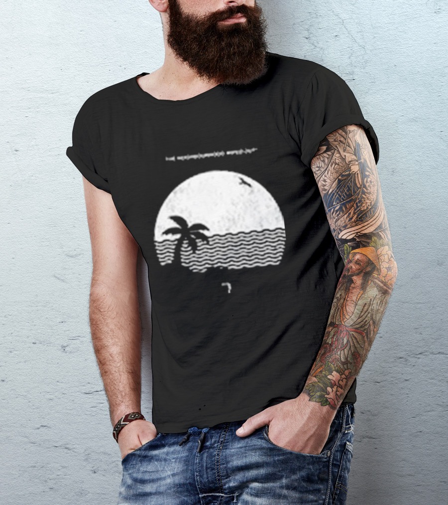 The Neighbourhood Wiped Out Album Palm Tree Beach Scene T-Shirt
