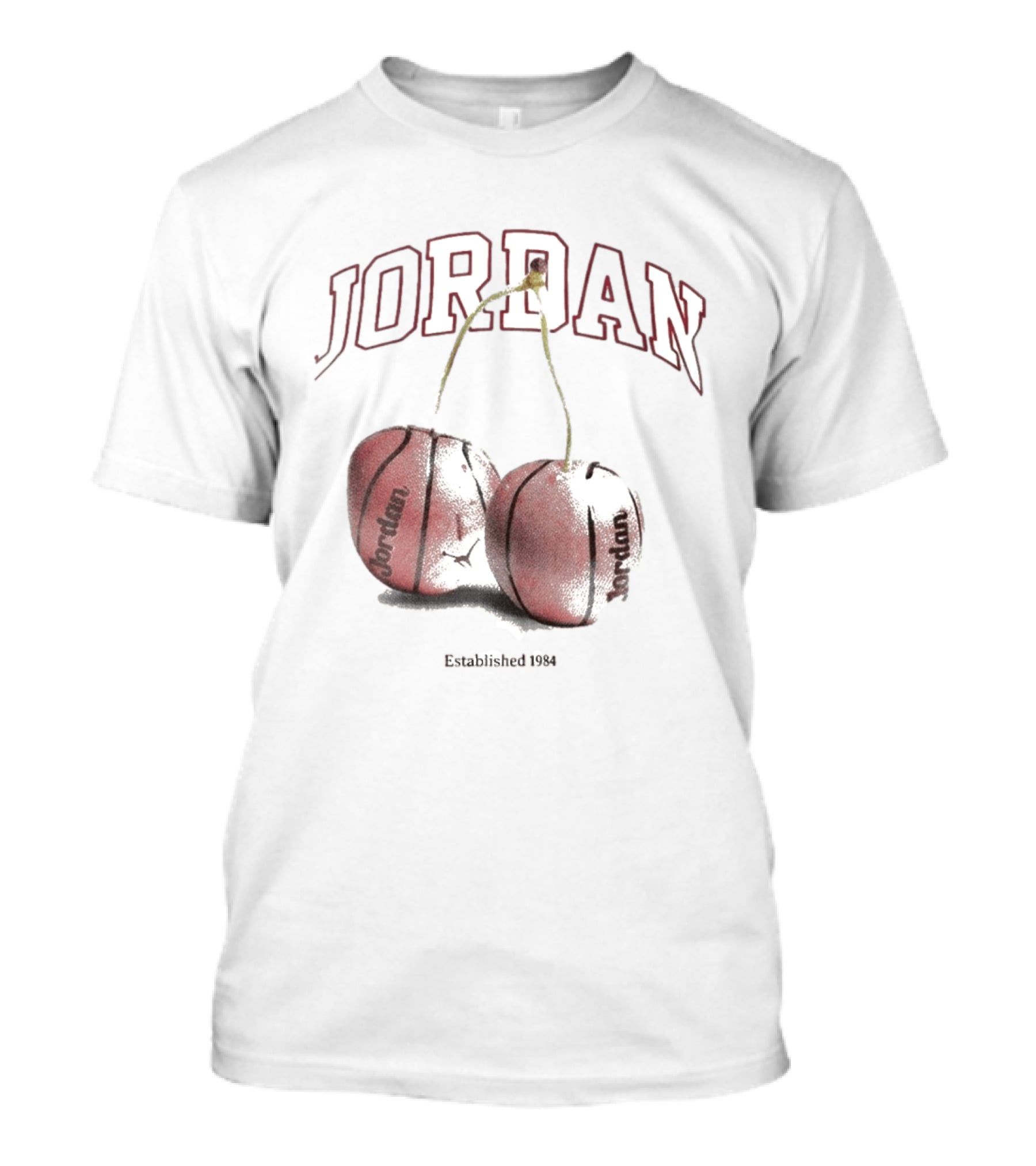 Jordan Established 1984 Basketball Cherries T-Shirt