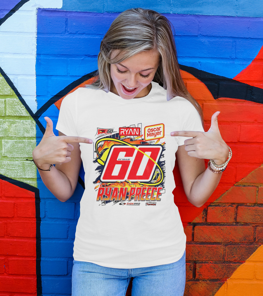 Ryan Preece NASCAR 60 Oscar Mayer Racing Sport McWills T-Shirt