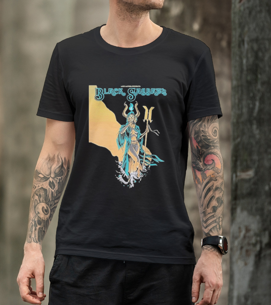Black Sabbath BB&T Pavilion Camden NJ August 19 2026 Mythical Deity T-Shirt