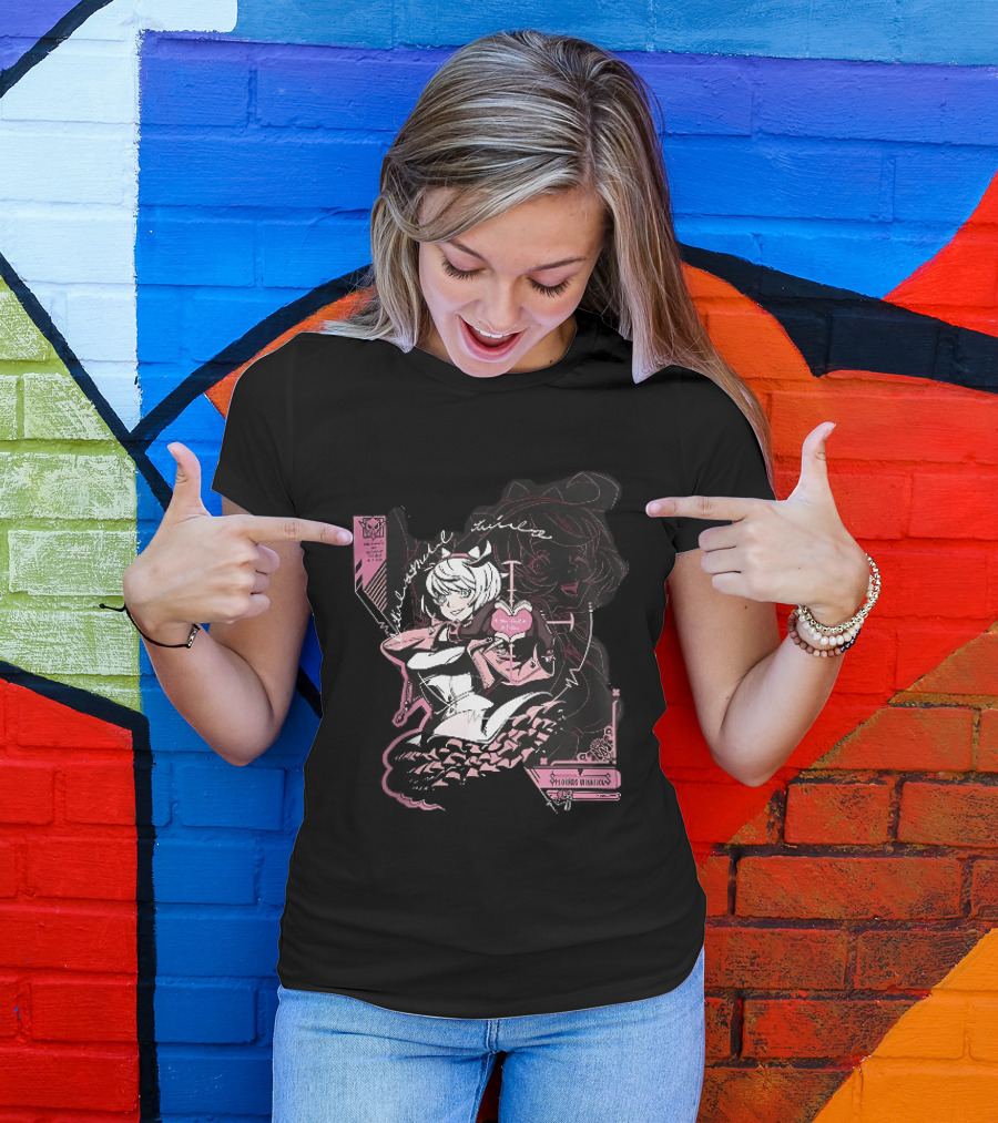 Elphelt Valentine Anime Girl Magical Heart Gesture Eternal Love T-Shirt